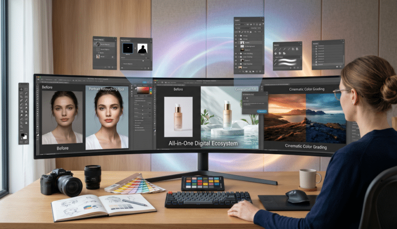 Adobe Photoshop: A Deep Dive into Features, Tools, AI & Professional Workflows
