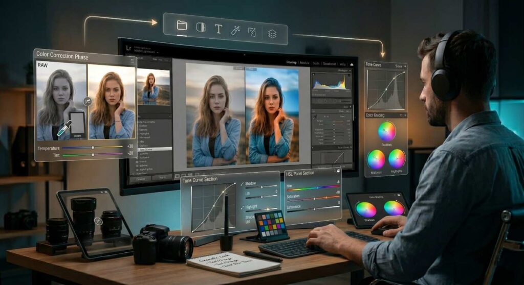 Color Correction & Color Grading (Style Building Phase)
