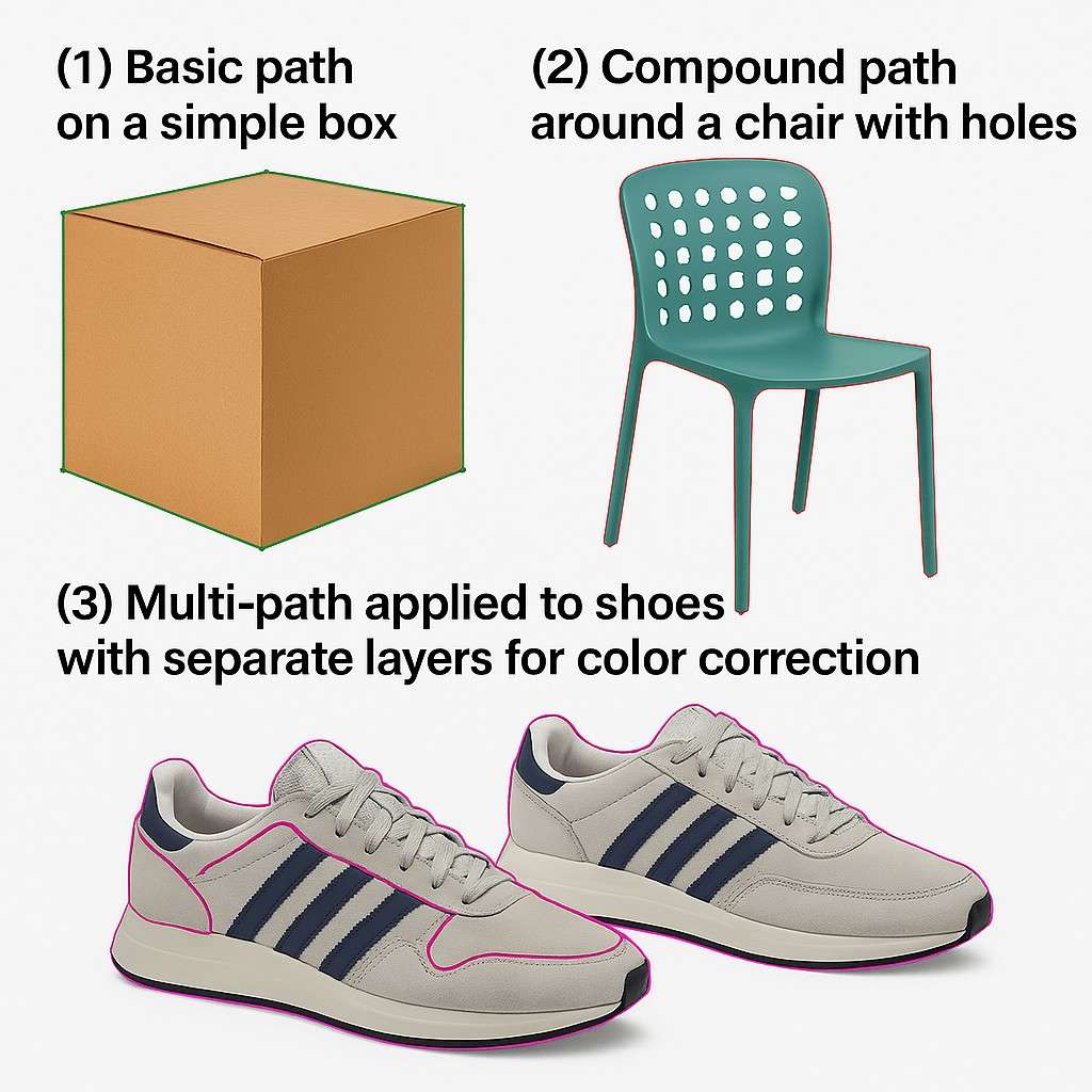 Common Clipping Path Techniques