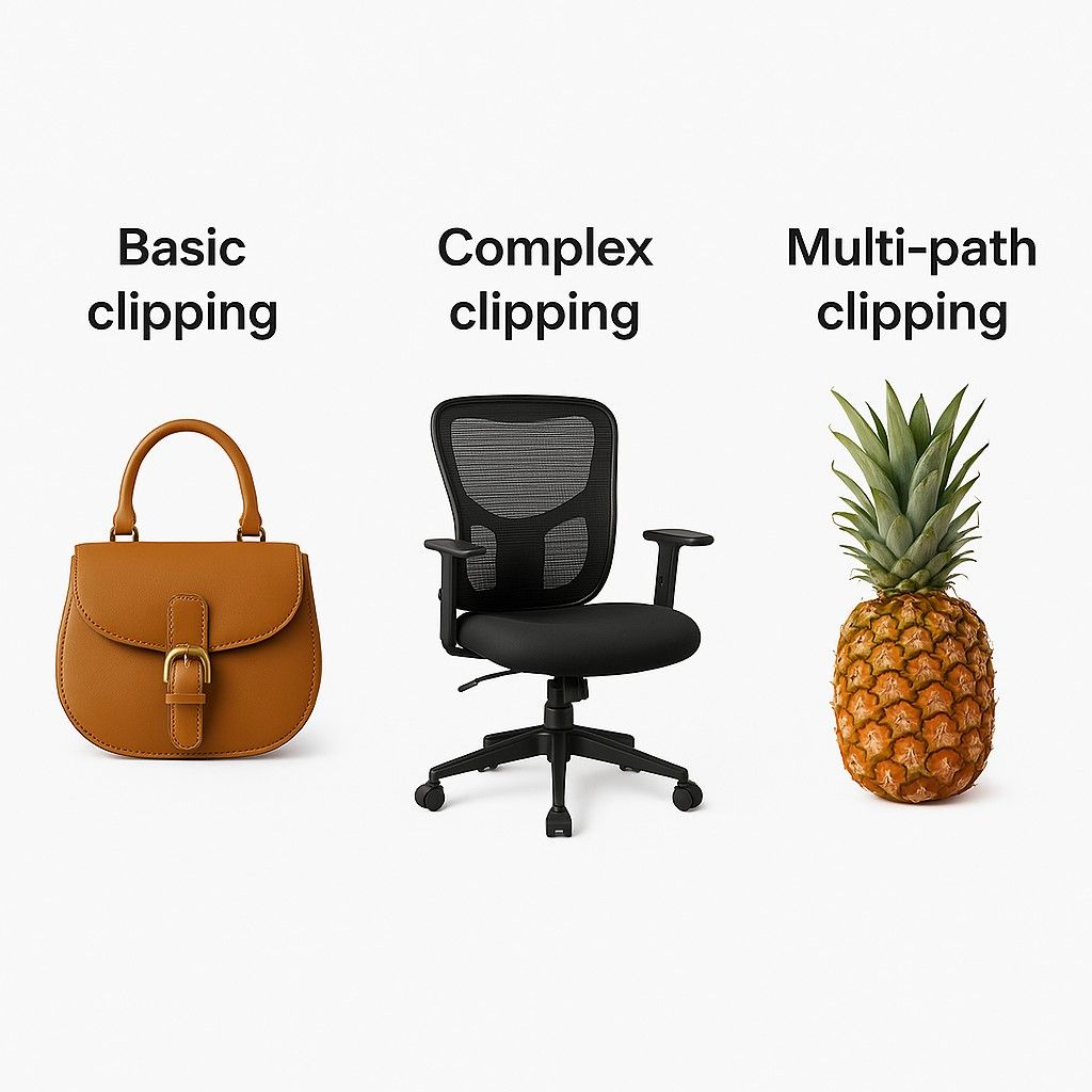 Types of Clipping Paths in Professional Editing