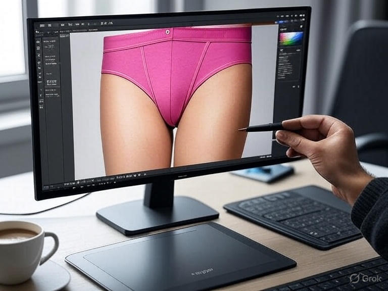 Step-by-Step Guide to Editing Underwear Photos.