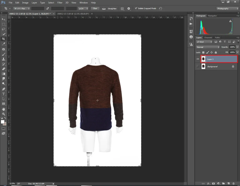 Duplicate the background layer