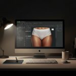 Underwear photo editing