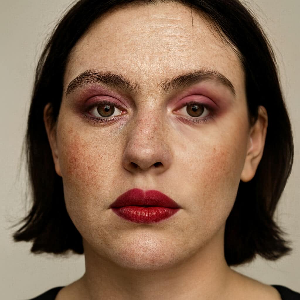 Make-Up Improvement and Beauty Retouching Before