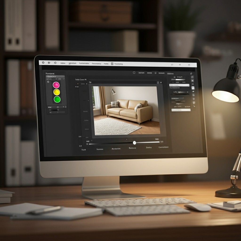Step-by-Step Process of Furniture Photo Editing