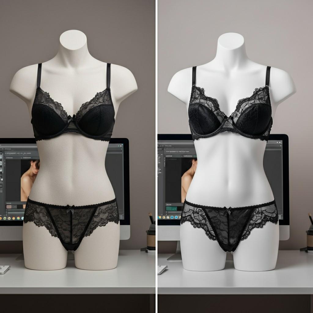 What we do for Underwear/Undergarments Photo Editing