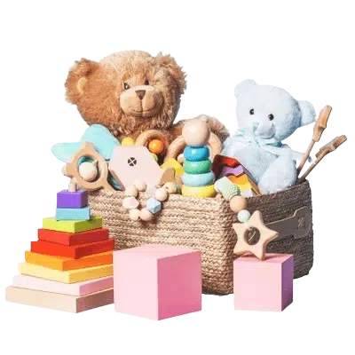Toy Basket Isolation