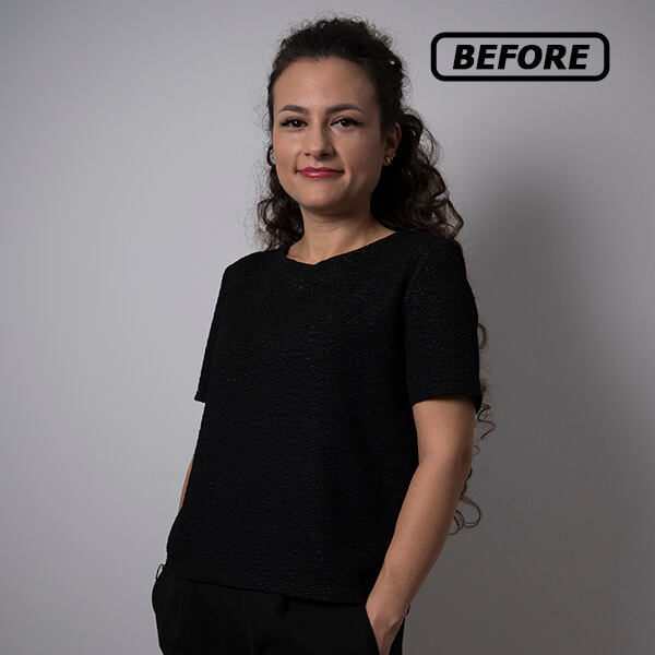 Skin Retouching Before