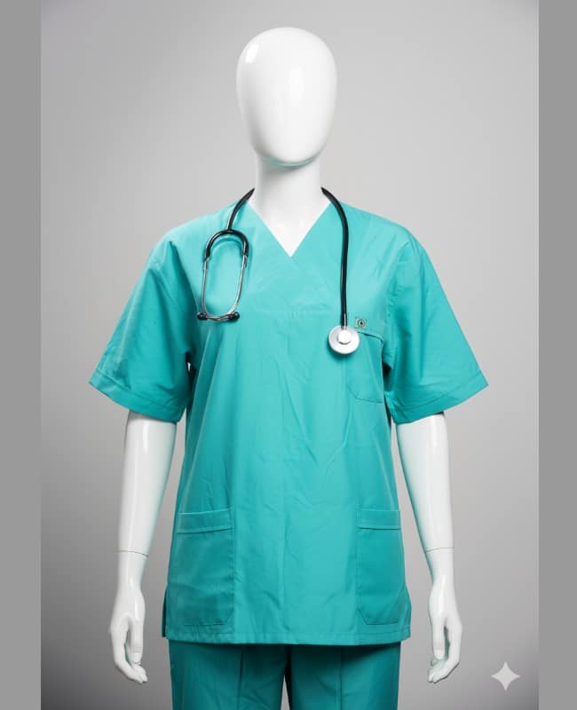 Hospital Apparel Photo Editing Before
