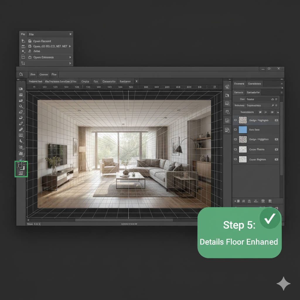 Step 5: Enhancing Interior Details