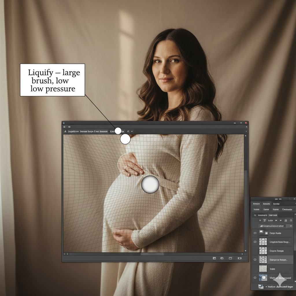 Subtle Body Shaping with Liquify