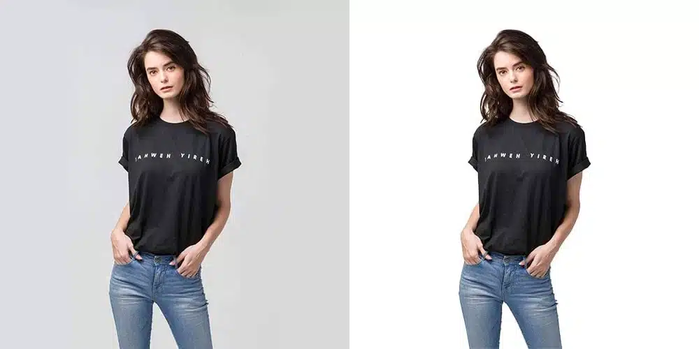 Clothing Photo Editing Samples