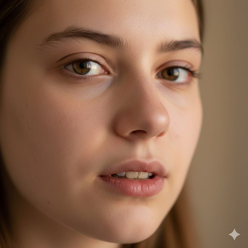 Facial Feature Enhancement Before