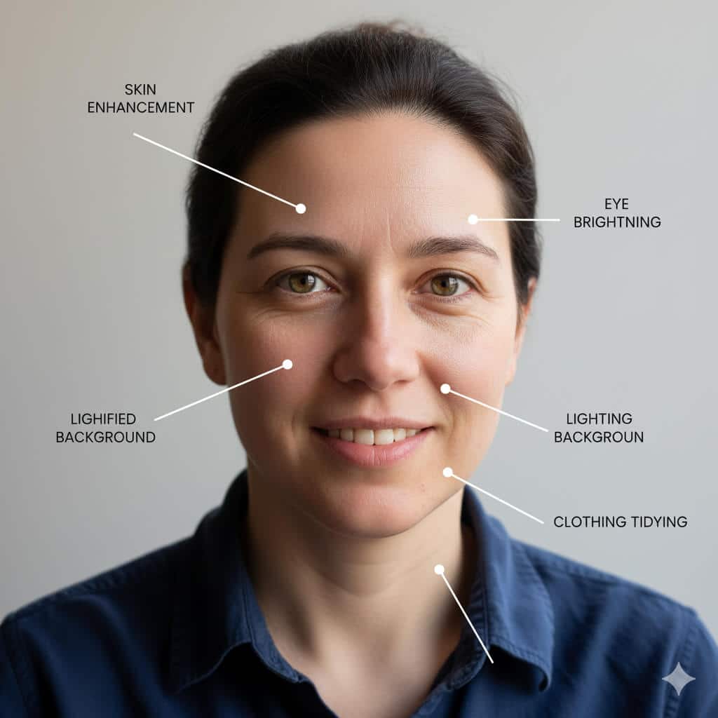 Standard Headshot Retouching After