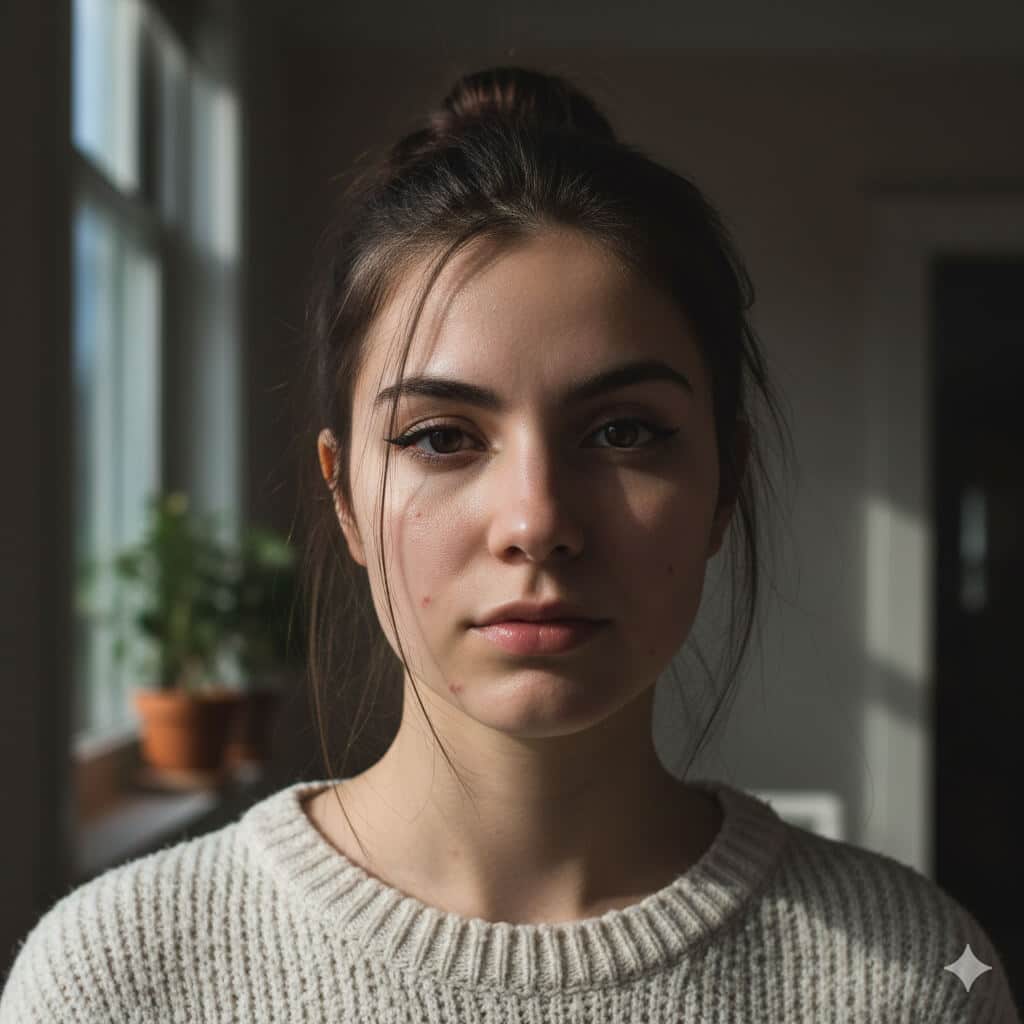 High-End Portrait Headshot Retouching before