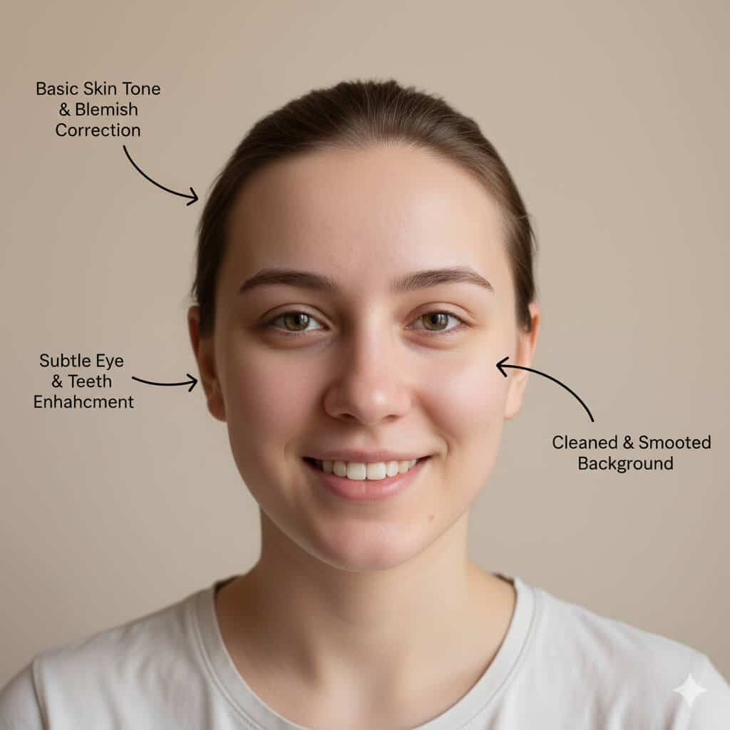 Cheap Headshot Retouching AFTER