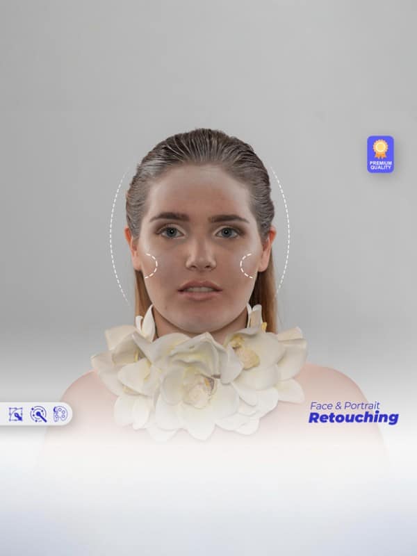 Model Retouching Before