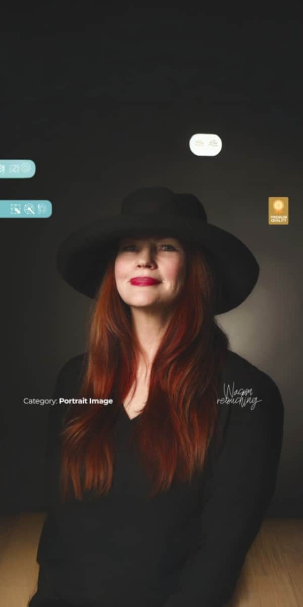 Wacom Retouching (Non-destructive) Before