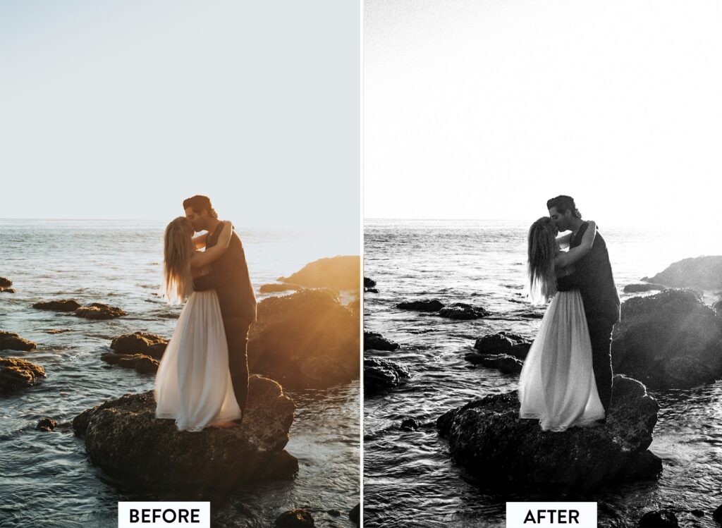 Black and White Wedding Lightroom Presets