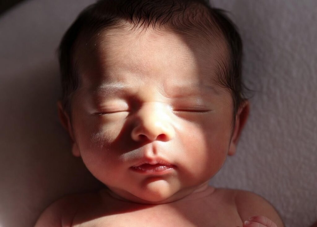 Why harsh lighting harms newborn photos