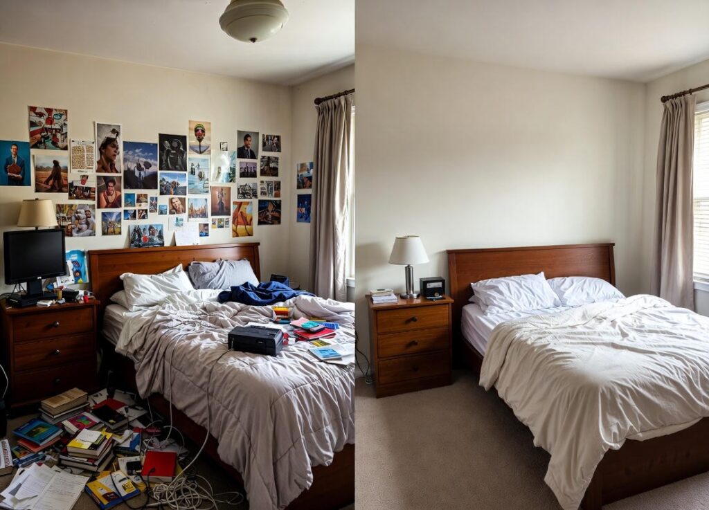 Digital De-Clutter and Careful Object Removal