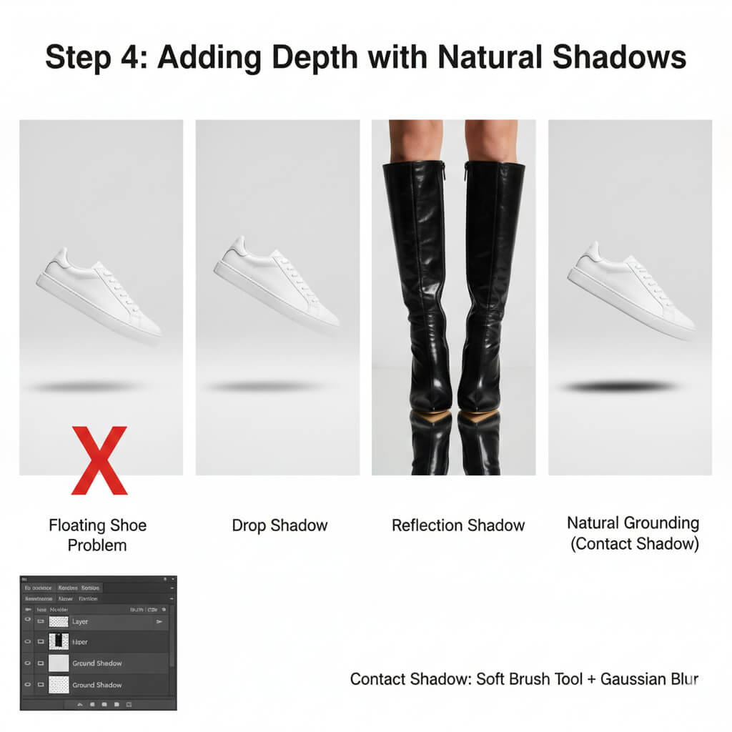 Step 4: Adding Depth with Natural Shadows