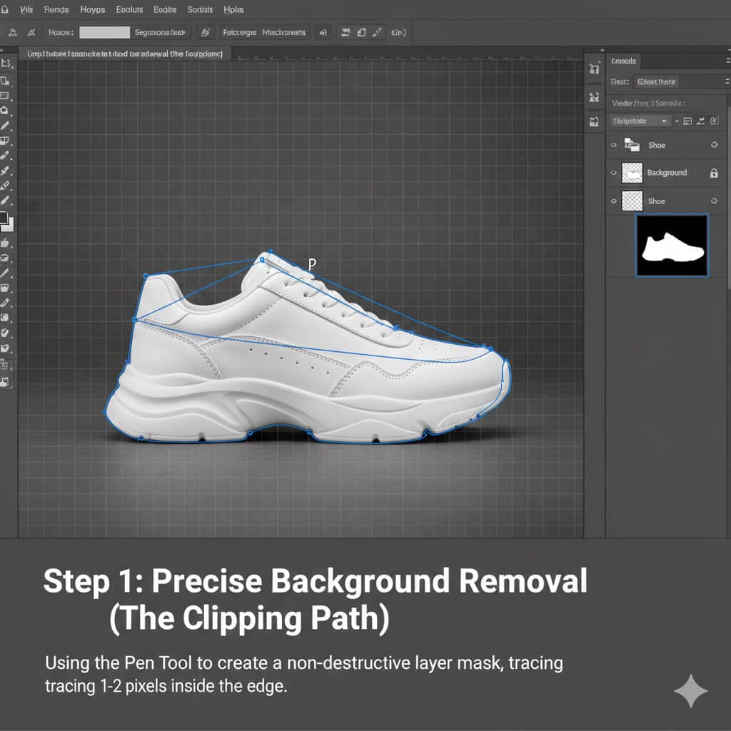 Precise Background Removal(The Clipping Path)