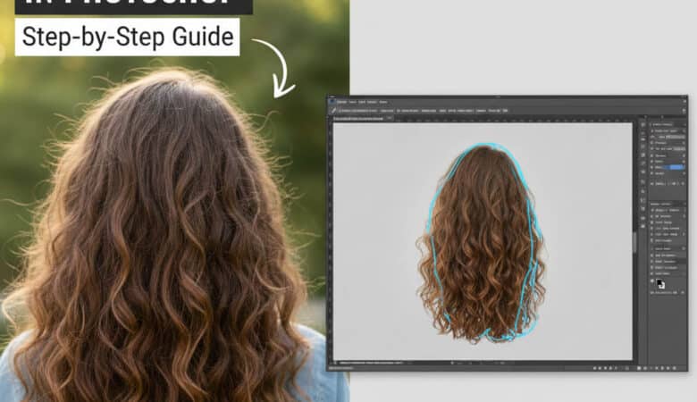 How to Remove the Background from Hair in Photoshop (Step-by-Step Guide)
