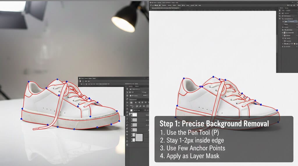 Precise Background Removal(The Clipping Path)