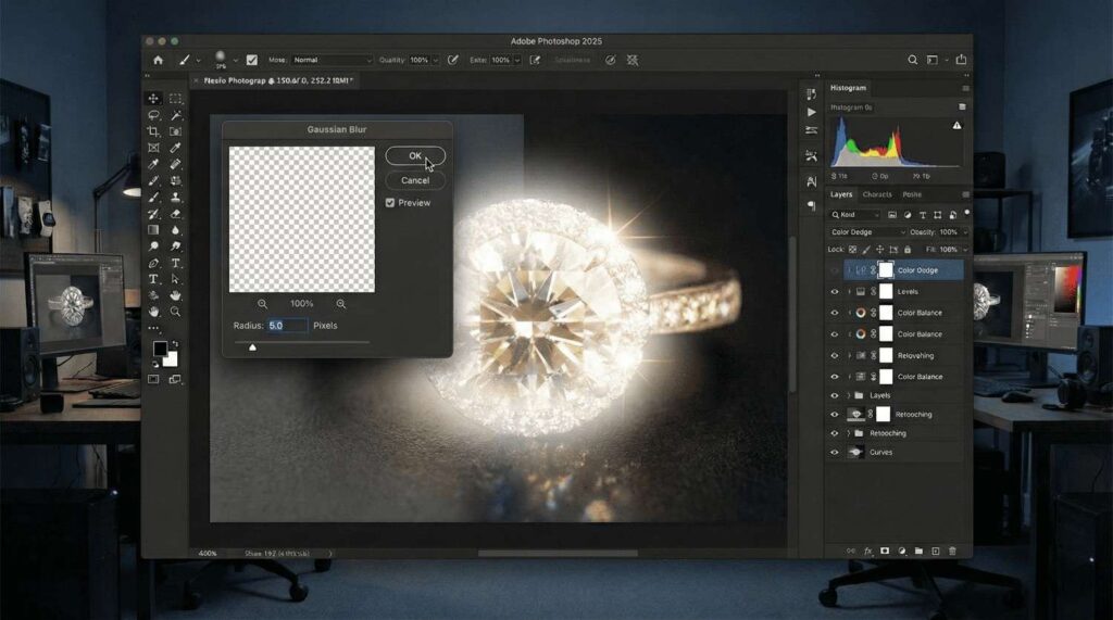 Method 2: The "Brush & Blur" Technique (For a Soft Glow)