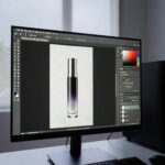 Professional product photo editing with transparent background in Photoshop