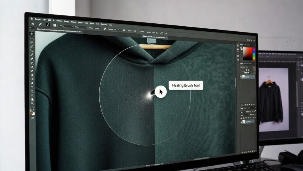 Step 4: Retouching & Cleanup