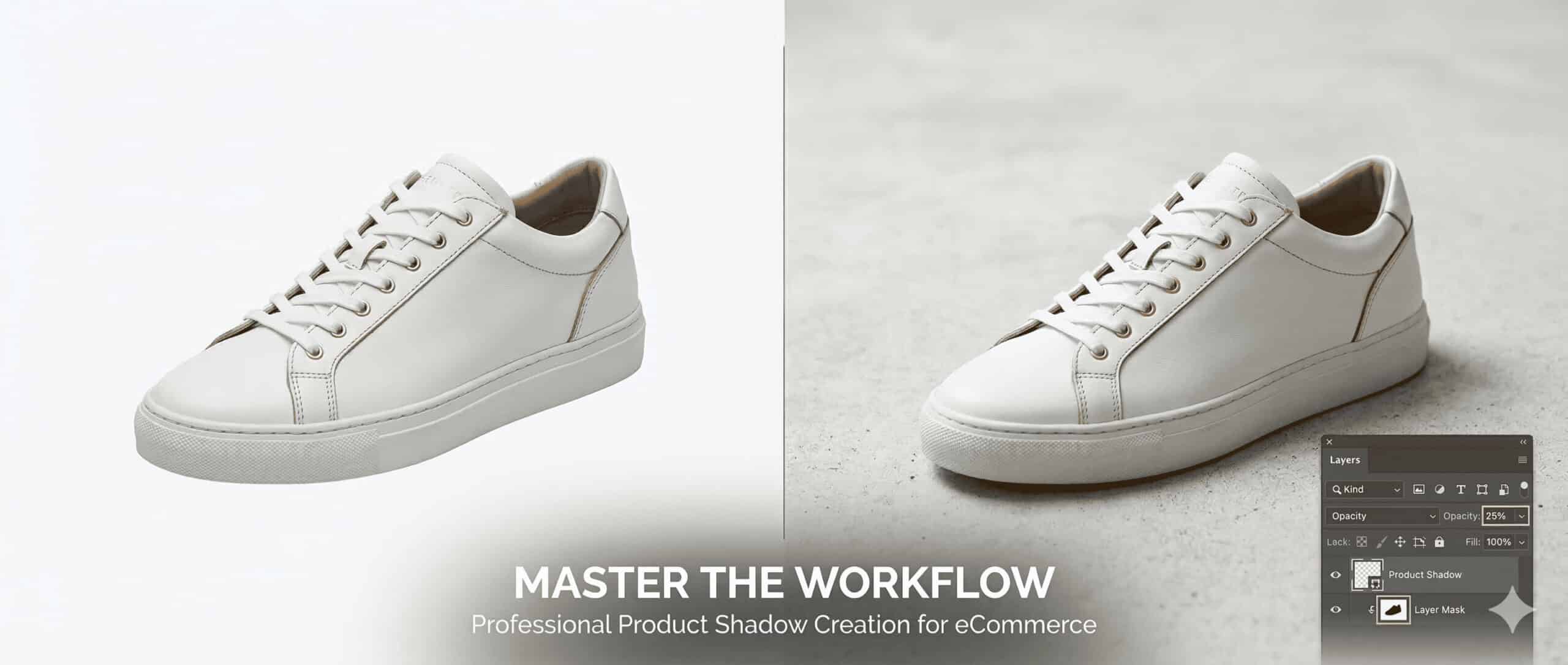 How to Build a Product Shadow Creation Workflow for eCommerce Stores