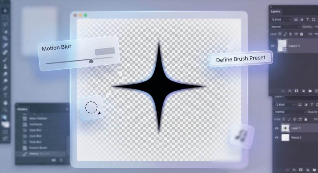 How Do You Create a Custom Sparkle Brush from Scratch?