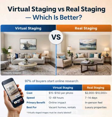 Virtual Staging vs Real Staging – Which Is Better?